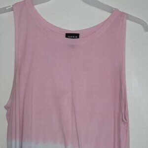 Torrid Pink and Blue Tank Top